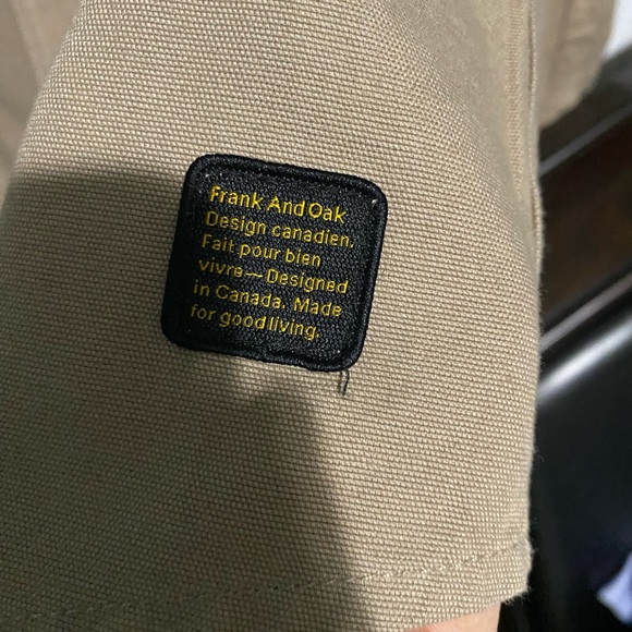 Frank and Oak Cream tone button up - Picture 4 of 5